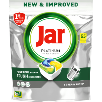 Jar tablety do myčky platinum all in one lemon 65 ks