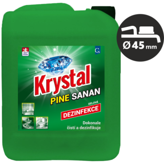 KRYSTAL Pine Sanan gelová dezinfekce 5l