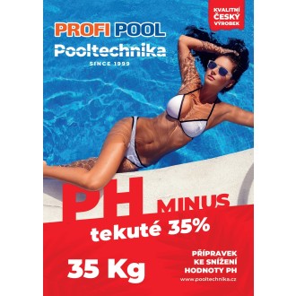 Profipool pH minus tekuté 35% pro veřejný provoz 35 kg