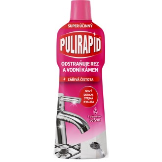 Pulirapid růžový na rez a vodní kámen s octem 750ml
