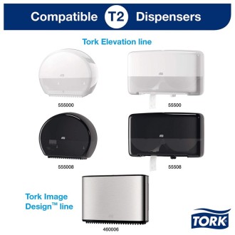 Tork 120280, Mini Jumbo, toaletní papír dvouvrstvý 12 ks bílý, 170m, T2
