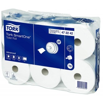 Tork 472242, SmartOne toaletní papír Advanced dvouvrstvý, T8, karton = 6 rolí