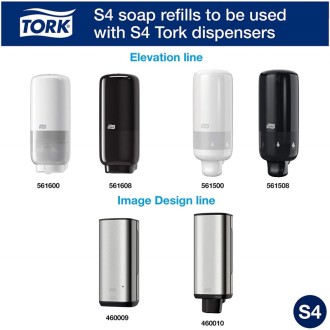Tork 520201, jemné pěnové mýdlo Premium Clarity, 1 litr - 2500 dávek, S4, balení = 6 ks