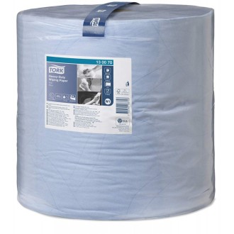 Tork Heavy-Duty 130070 papírová utěrka dvouvrstvá modrá, návin 340 m, W1
