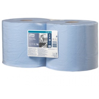 Tork Heavy-Duty 130072 papírová utěrka - malá kombi role modrá, návin 170 m, W1,W2, balení 2 role