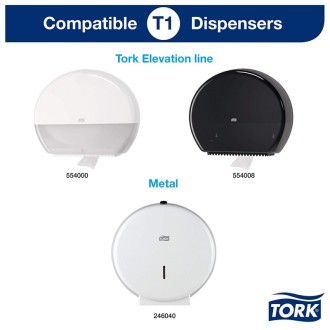 Tork Jumbo 120160, toaletní papír role 1 vrstvé šedé, balení 6 rolí, T1