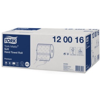 Tork Matic 290016 / 120016, jemné papírové ručníky Premium Soft v roli, H1, karton 6 rolí