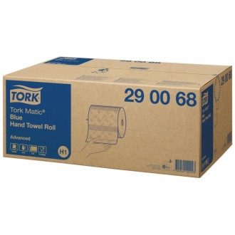 Tork Matic 290068 modré papírové ručníky v roli, H1, karton = 6 rolí