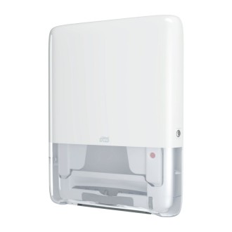 Tork PeakServe 552550, bílý plastový zásobník pro navazující papírové ručníky, systém H5
