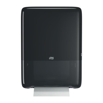 Tork PeakServe 552558, černý plastový zásobník pro navazující papírové ručníky, systém H5