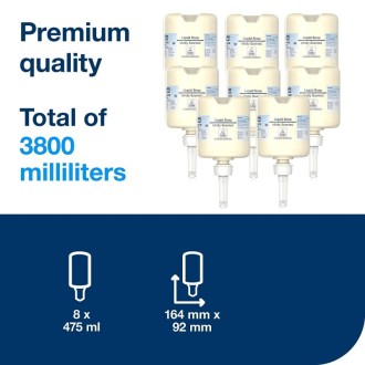 Tork Premium 420502, tekuté mýdlo jemné krémové – Mini, objem 475ml, S2, balení = 8 ks