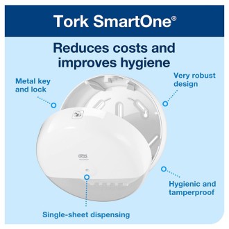 Tork SmartOne 680000 zásobník na toaletní papír bílý, T8