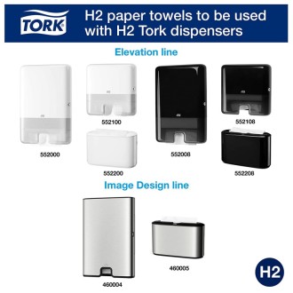 Tork Xpress 100297 extra jemné ručníky Multifold Premium bílé, H2 - extra velký útržek