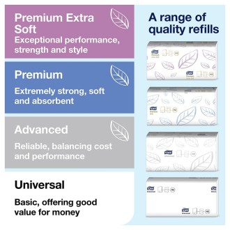 Tork Xpress Countertop 460005, nerezový zásobník na papírové ručníky Multifold, H2