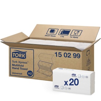 Tork Xpress Universal Multifold 150299 papírové ručníky Universal bílé, H2